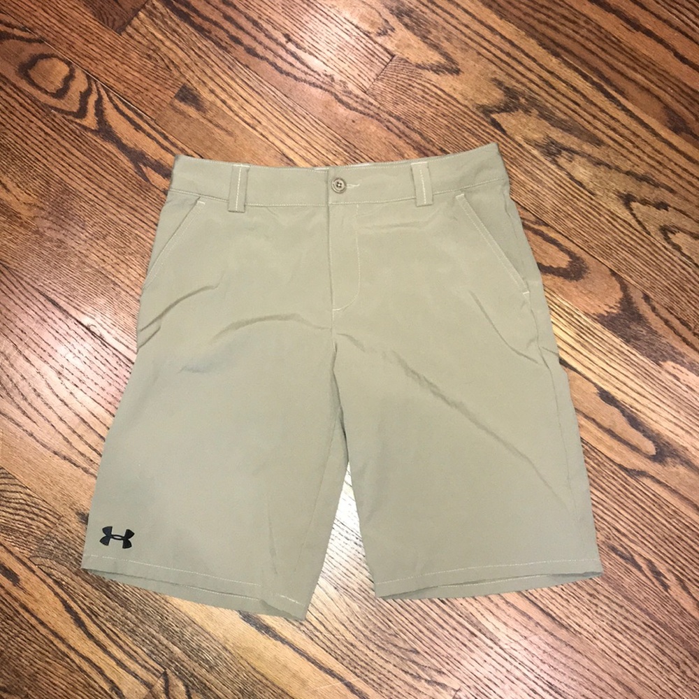 Under Amour Performance Fabric Khaki Shorts